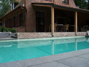 Aktion Beckenrandstein SET Granit Napoli Oval Nasensteine