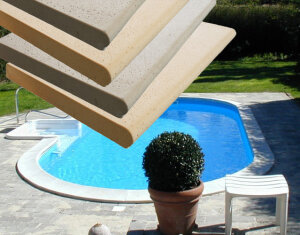 Beckenrandstein Sparta Ovales Komplettset