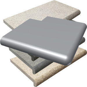 Beckenrandstein Granit Napoli Außenecke 90°...