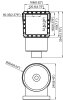 Meranus Mini Skimmer Set inkl. Einlaufdüse Saugöffnung 14 x 15 cm