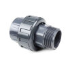PVC Verschraubung 25 mm x 3/4" mit Klebemuffe und AG