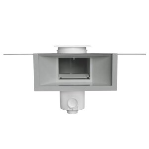 High Level Skimmer Kunststoff Weiß für...