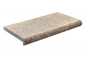 Beckenrandstein Granit Napoli gerade 600x330x30 mm Nasenstein Baltic Light Grey