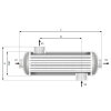 Astral Titan Wärmetauscher für Salzwasserbecken Leistung 20 kW Heizung-Vorlauf 90°C 60°C 45°C