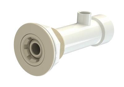 Hydromassagedüse-Kit für Betonbecken 195 mm Sand RAL1015