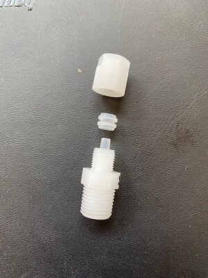 BAYROL PVDF Verschraubung für Poolmanager 1/4"