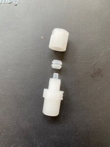 BAYROL PVDF Verschraubung für Poolmanager 1/4"