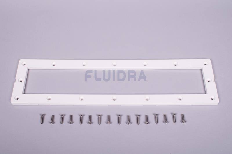 Fluidra Astral kompl. Flanschsatz mit Schrauben für Slimskimmer Flachskimmer 17.5 L anthrazit