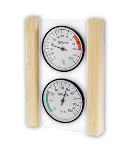EOS Sauna-Thermometer und -Hygrometer Set Klimamessstation