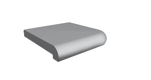 Beckenrandstein Nevada L-Stein Außenecke 90° R5 cm