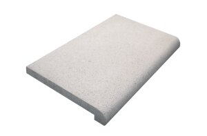 Beckenrandstein Nevada L-Stein Gerade 500 mm x 300 mm x 35 mm Anthrazit Schwarz