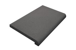 Beckenrandstein Nevada L-Stein Innenecke 90° Anthrazit Schwarz