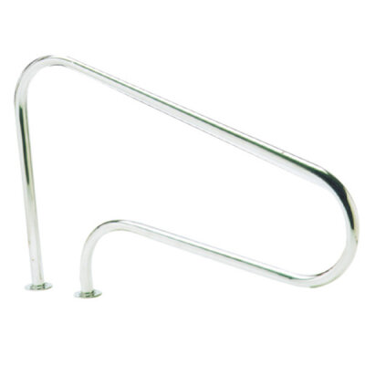 Schwimmbad Haltegriff Einstiegshilfe aus V4A hochglanzpoliert