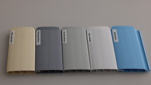 Schwimmbad Ersatzrollladen PVC Ersatzlamellen 6,0 x 3,0 m dunkelgrau