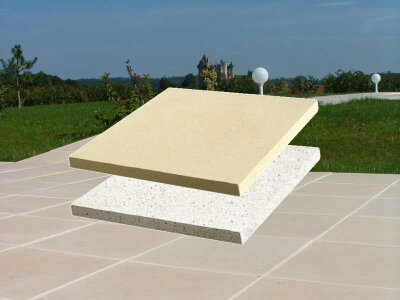 OLYMPIA Terrassenfliesen für Sparta-Beckenrandsteine 500 x 500 x 35 mm