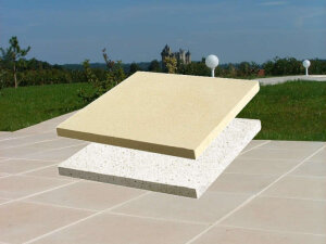 OLYMPIA Terrassenfliesen für Sparta-Beckenrandsteine 500 x 500 x 35 mm