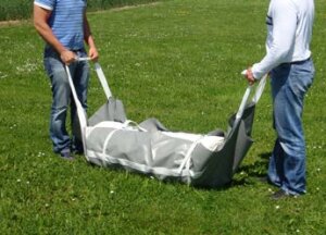 WaluTec Modulareres, aufblasbares Pool Baustellenzelt