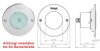 VitaLight 24 VDC POWER LED 3.0 Unterwasserscheinwerfer Ø146  mm