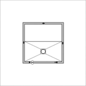 LUX ELEMENTS® Spa-Dusche 1400 x 1400 x 2200 mm