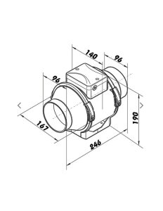 TOLO Abluftventilator Dampfbad