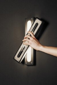 Luggah Saunauhr Sanduhr beleuchtet