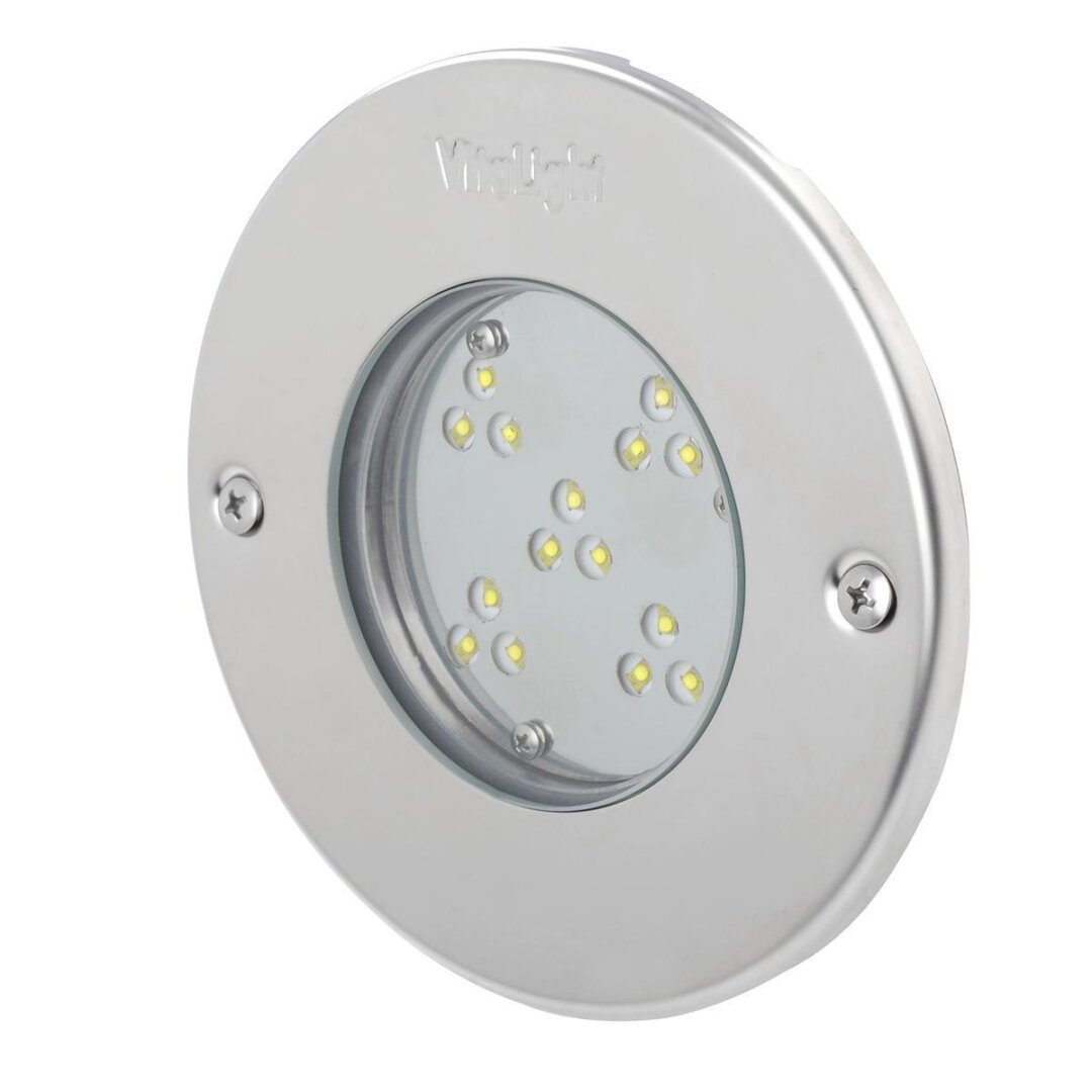 Hugo Lahme Vitalight LED Unterwasserscheinwerfer 270mm mit 15 LED Rot - Rotguss