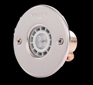 Vitalight Unterwasserscheinwerfer 110mm mit 4 LED Kombi komplett aus V4A Edelstahl