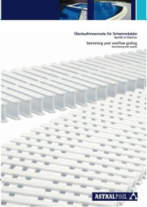 Astralpool Rinnenrostplatte Clip System