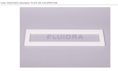 Astral Abdeckblende 495 x 80  für  ABS Slim Skimmer für Folienbecken