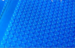 Solarabdeckung Luftpolster Abdeckplane Rechteckbecken 400...