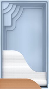 Novacomet Fertigbecken Atlantis 650 Ceramicline all inclusive sand