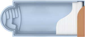 Novacomet Fertigbecken Aquarius 750 Ceramicline all inclusive sand