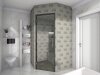 LUX ELEMENTS® Spa-Dusche fünfeckige Grundform 1400 x 1400 x 2200 mm