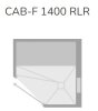 LUX ELEMENTS® Spa-Dusche fünfeckige Grundform 1400 x 1400 x 2200 mm