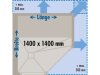 LUX ELEMENTS® Spa-Dusche fünfeckige Grundform 1400 x 1400 x 2200 mm mit Glasfront