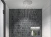 LUX ELEMENTS® Spa-Dusche fünfeckige Grundform 1400 x 1400 x 2200 mm mit Glasfront