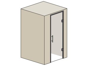 LUX ELEMENTS® Spa-Dusche quadratische Grundform 1400 x 1400 x 2200 mm