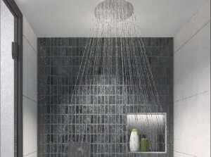 LUX ELEMENTS® Spa-Dusche quadratische Grundform 1400 x 1400 x 2200 mm