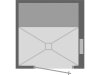 LUX ELEMENTS® Spa-Dusche quadratische Grundform 1400 x 1400 x 2200 mm