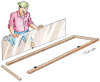 Harvia Sauna Ganzglastür Klarglas Rahmen Espe Aspen 690 x 1890 mm