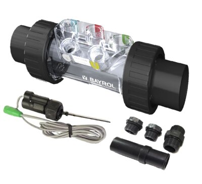 Bayrol Smart&Easy Connect Durchflusssensor und Durchflusskammer