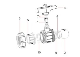 Cepex Astral O-Ring Einlegeteil für 50 mm Hähne...