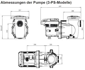 Pentair IntelliFlo3 VSF Energiesparpumpe mit sensorloser Durchflussregelung