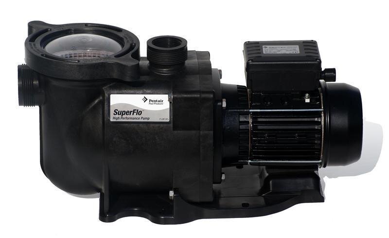 Poolcare Superflo PENTAIR Kunststoffpumpe 400 V, 0,75 kW, 21 m³ / h