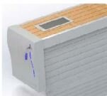 Walu Abdeckung Covrex® Lite Lamellenabdeckung Ausführung Solar