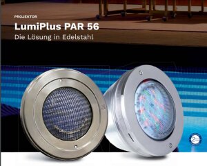 Astral LumiPlus UWS-Einsatz PAR56 V1.11 Edelstahl V4A passend zu Nische 07531