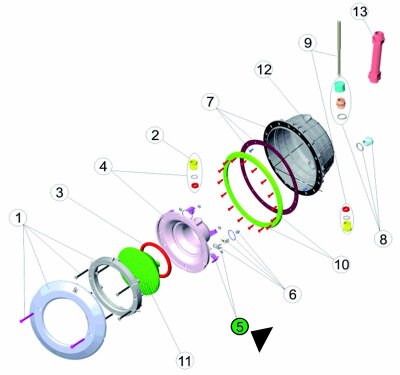 Astral Swim-Tec Halteklammern Set Befestigungsclips Nr. 5