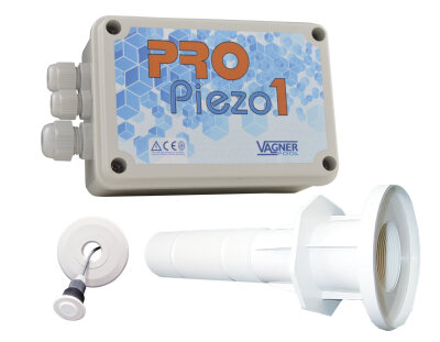 Hydromassage Piezo Schalter Set mit Wanddurchführung