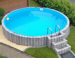 MTH Sunny Pool Rund-Schwimmbecken Höhe 1,20 m Folie 0,8 mm
