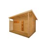 Sentiotec Aussensauna Gartensauna Scala Large 407 x 283 cm